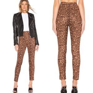 By The Way Crystol Leopard High Waist Skinny Pants